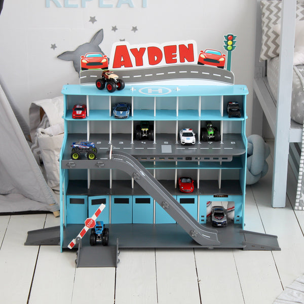 Bedroom box organizer, wooden painted organizer