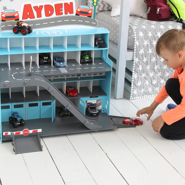 Best Birthday Gifts for Toddler Boys Who Love Cars, Little Boy Birthday Gift Ideas 2023, Boy Car Toy Car Garage Storage Display Shelf Wood