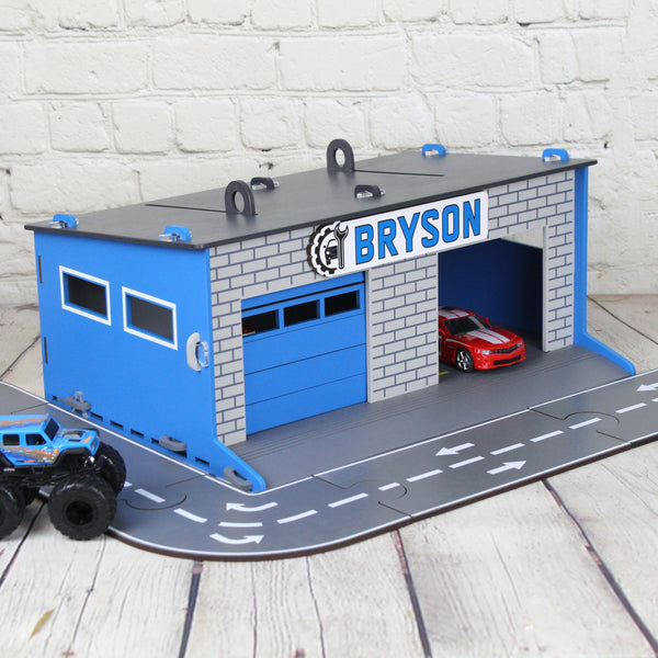 Toy garage, Todder gift, Learning toys, Wooden play house, Toy car display, Nursery decor, Montessori toys, Gifts for boys, Handmade toys