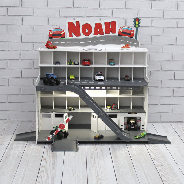 Best Christmas Gifts for Todder Boys Who Love Cars, Little Boy Christmas Gift Ideas 2023, Boy Car Toy Car Garage Storage Display Shelf Wood