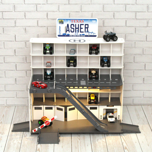 Nursery Organizer with Toy Car Parking Garage: A Must-Have for Busy Moms - Keep your child's nursery clean and organized
