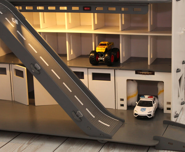 Nursery Organizer with Toy Car Parking Garage: A Must-Have for Busy Moms - Keep your child's nursery clean and organized