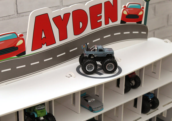 Nursery Organizer with Toy Car Parking Garage: A Must-Have for Busy Moms - Keep your child's nursery clean and organized