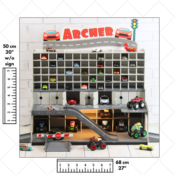 Personaized Wooden Toy Car Garage - A Perfect Toddler Boy Christmas Gift